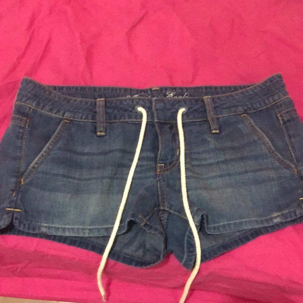 Denim shorts